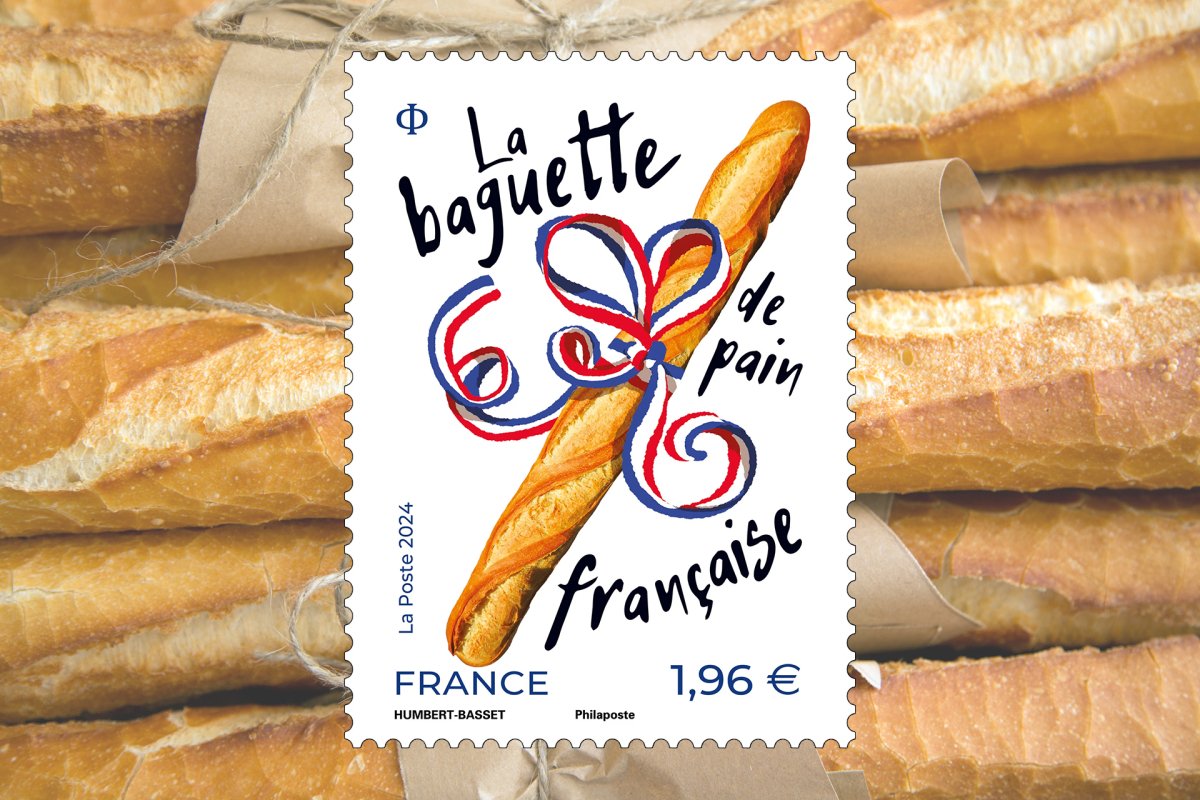 Frankrijk introduceert postzegel met geur van vers stokbrood - Edel Collecties