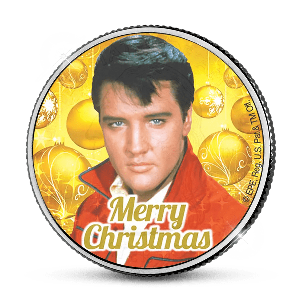 De Officiële Elvis Presley “Christmas Dollars” Set 2024 van Amerika - Edel Collecties