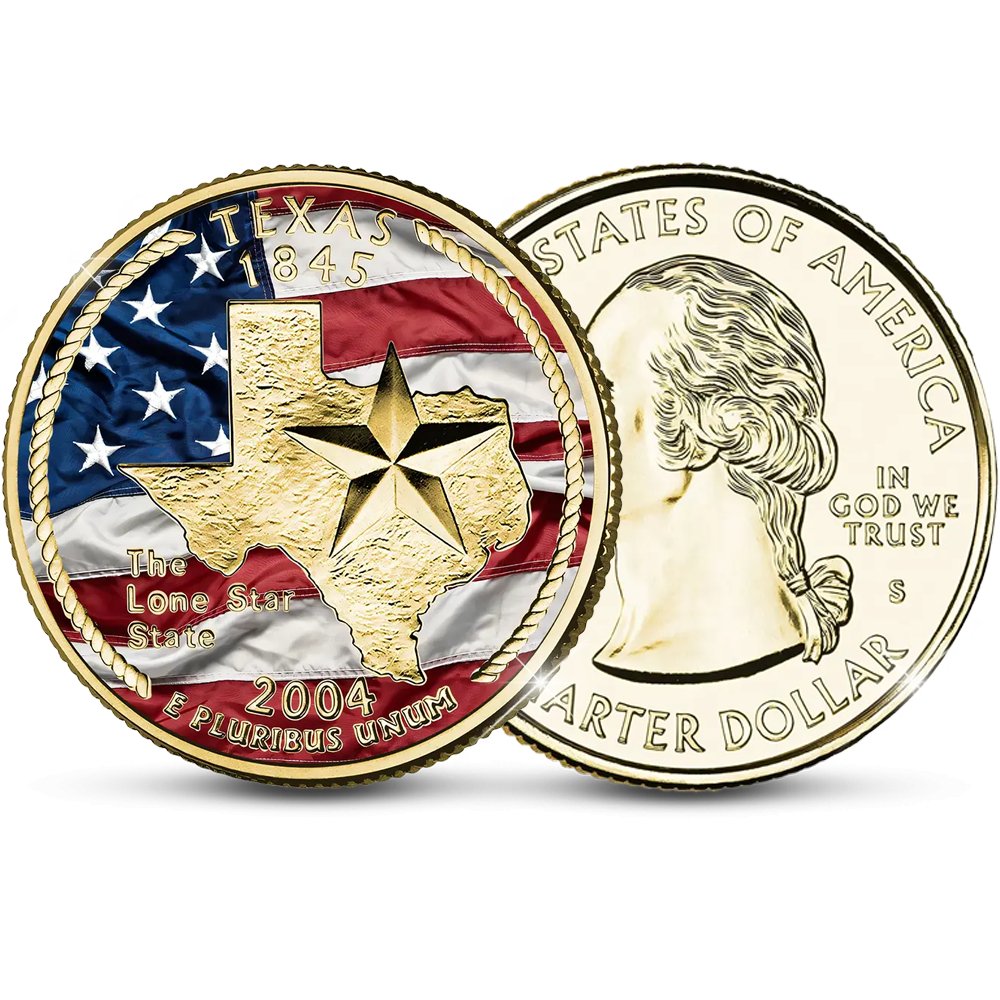 De Officiële Texas Dallas Quarter Dollar van Amerika “President John F. Kennedy 60 Years in Loving Memory 1963-2023” - Edel Collecties