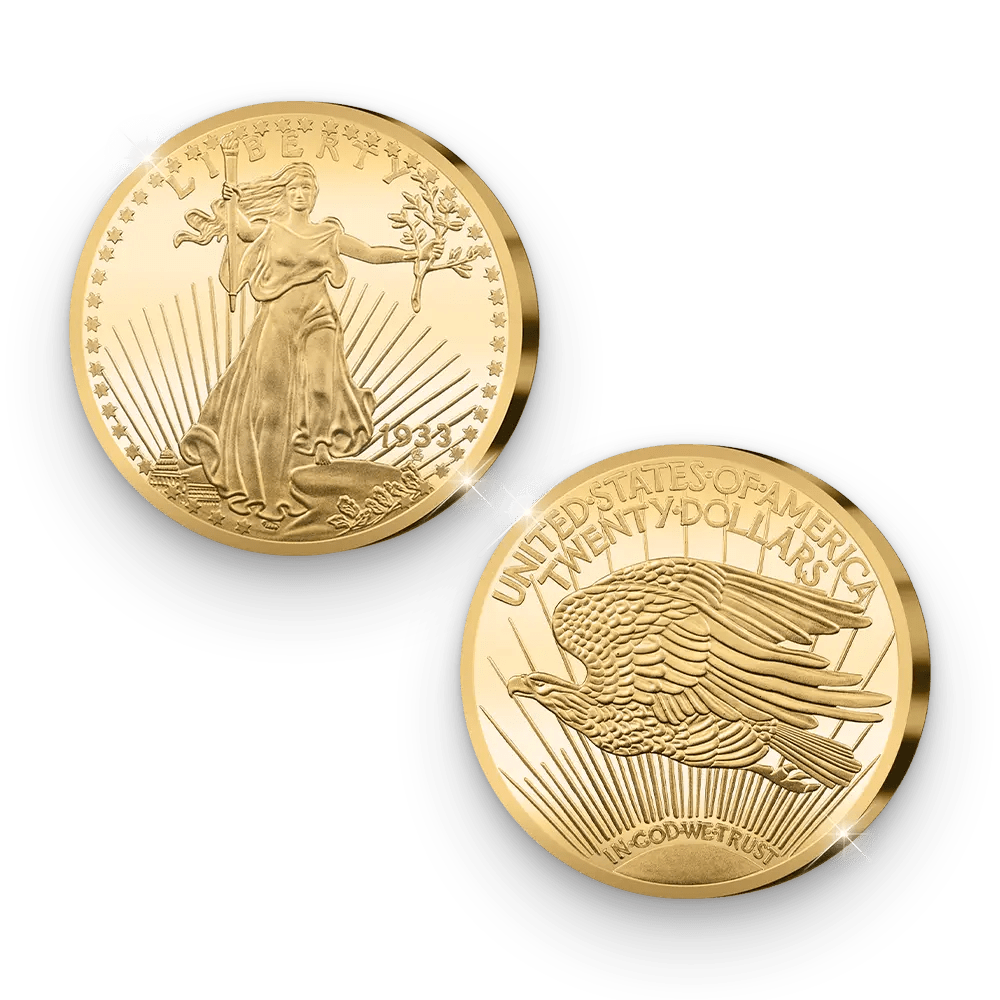 The USA 20 Gold - Dollar Double Eagle 1933 Coin - Edel Collecties